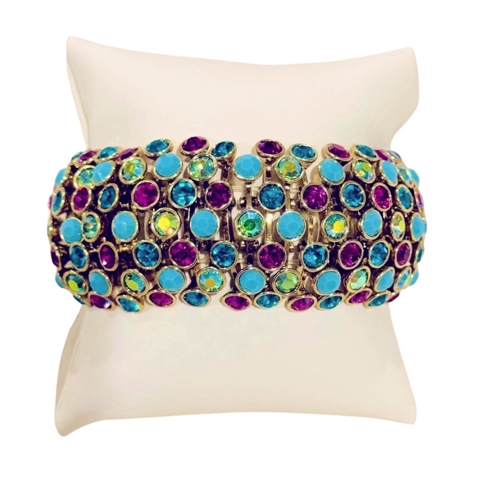 Nordstrom’s Sequin Sparkling Multicolor‎ Stretch Bracelet NWT